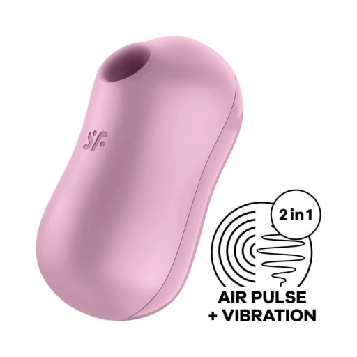 Satisfyer cotton candy (lilac) - Wibrator łechtaczkowy z stymulacją soniczną, Fioletowy