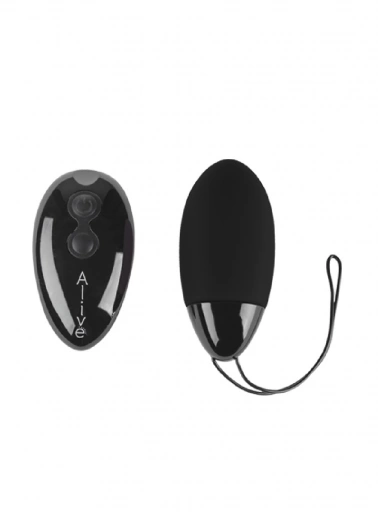 Cnex Magic Egg Max Remote Control 10 Black - Wibrujące jajeczko sterowane pilotem, czarne