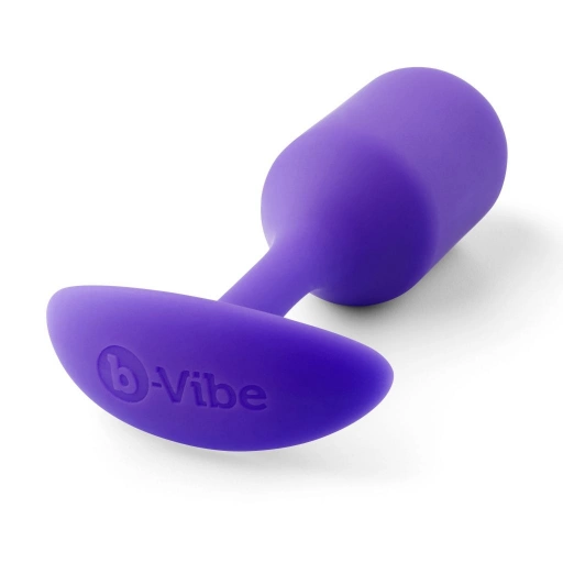 B-Vibe Snug Plug 2 -korek analny, Fioletowy ⚫ DARMOWA DOSTAWA od 299zł ⚫ DYSKRETNA PRZESYŁKA 24H Z POLSKI ⚫