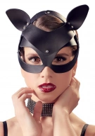 Bad Kitty Cat Mask Rhinestones - Maska BDSM na twarz ⚫ DARMOWA DOSTAWA od 299zł ⚫ DYSKRETNA PRZESYŁKA 24H Z POLSKI ⚫