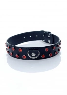 Fetish B - Series - Collar 3 cm. red crystal