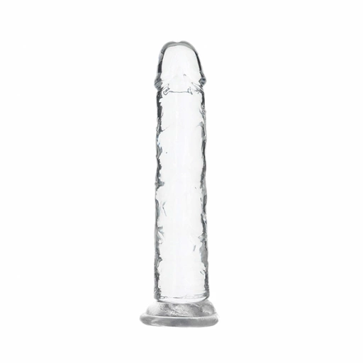 Dildo klasyczne realistyczne - Addiction Crystal Addiction Vertical Dildo (No Balls) 7 Inch  