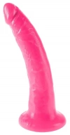 Dillio 7' Slim Pink - Dildo klasyczne na przyssawce, Różowy ⚫ DARMOWA DOSTAWA od 299zł ⚫ DYSKRETNA PRZESYŁKA 24H Z POLSKI ⚫