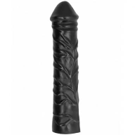 Realistyczne Duże Dildo Analne All Black 33cm Czarny | 100% ORYGINAŁ| DYSKRETNA PRZESYŁKA