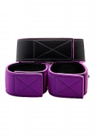 Ouch! Reversible Collar Wrist Ankle Cuffs Purple - System do krępowania Fioletowy ⚫ DARMOWA DOSTAWA od 299zł ⚫ DYSKRETNA PRZESYŁKA 24H Z POLSKI ⚫