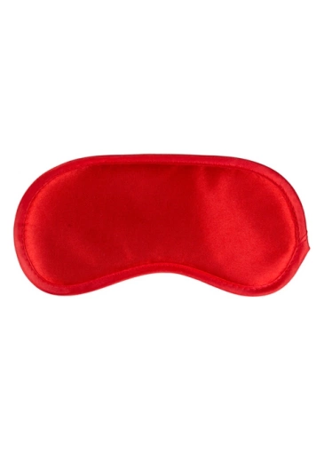 Easy Toys Red Satin Eye Mask - Opaska na oczy, czerwona ⚫ DARMOWA DOSTAWA od 299zł ⚫ DYSKRETNA PRZESYŁKA 24H Z POLSKI ⚫