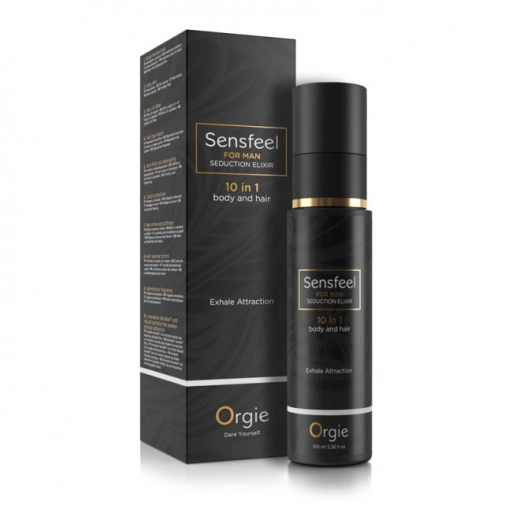 Orgie Sensfeel For Man Seduction Elixir 10In1 100Ml - Męskie perfumy z feromonami ⚫ DARMOWA DOSTAWA od 299zł ⚫ DYSKRETNA PRZESYŁKA 24H Z POLSKI ⚫