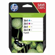 Oryginalny zestaw tuszy HP 364 CMYK 4-pack (N9J73AE)