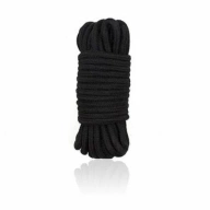 Toyz4lovers Cotton Rope 5Mblack - Lina do krępowania Czarny ⚫ DARMOWA DOSTAWA od 299zł ⚫ DYSKRETNA PRZESYŁKA 24H Z POLSKI ⚫