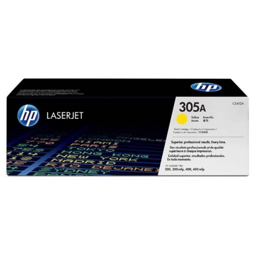 Oryginalny toner HP 305A żółty (CE412A)