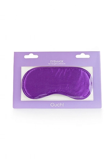 Ouch! Soft Eyemask Purple - Maska na oczy Fioletowy ⚫ DARMOWA DOSTAWA od 299zł ⚫ DYSKRETNA PRZESYŁKA 24H Z POLSKI ⚫