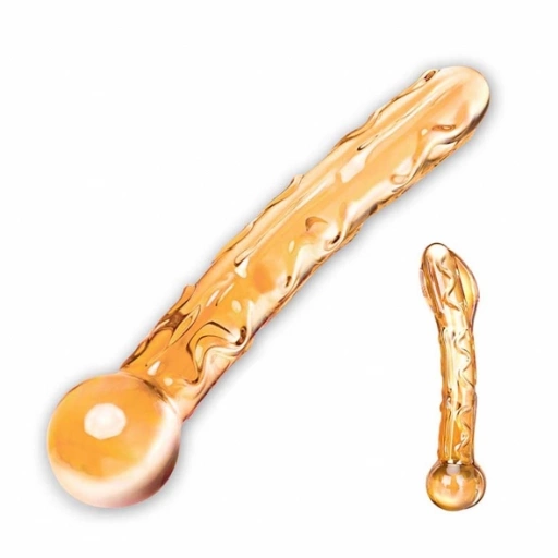 Dildo szklane - Glas Orange Tickler Glass Dildo