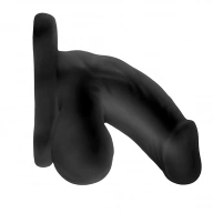 Sztuczny penis na uprzęży - Perfect Fit Fun Boy 16,5 cm  Czarny