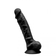 Cnex SD Model 1 - 9' Black thermo - Dildo klasyczne termoaktywne, czarne ⚫ DARMOWA DOSTAWA od 299zł ⚫ DYSKRETNA PRZESYŁKA 24H Z POLSKI ⚫