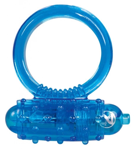 Vibrating cockring blue