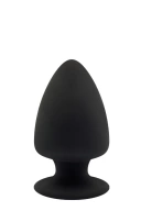 Dream Toys Premium Silicone Plug M Black - Korek analny ⚫ DARMOWA DOSTAWA od 299zł ⚫ DYSKRETNA PRZESYŁKA 24H Z POLSKI ⚫