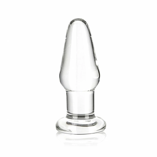 Szklany korek analny - Glas Glass Butt Plug 8,9 cm 