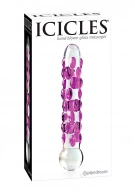 Icicles no 7 - hand blown massager - Szklane dildo ⚫ DARMOWA DOSTAWA od 299zł ⚫ DYSKRETNA PRZESYŁKA 24H Z POLSKI ⚫