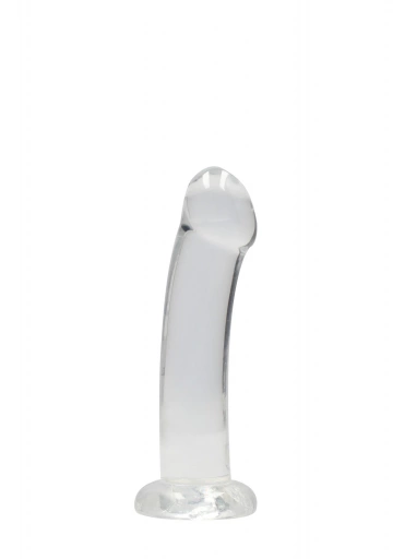 Dildo z Przyssawką Crystal Clear Realrock 17 cm Przeźroczysty | 100% ORYGINAŁ| DYSKRETNA PRZESYŁKA