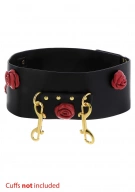 Wild Roses Bondage Belt Black