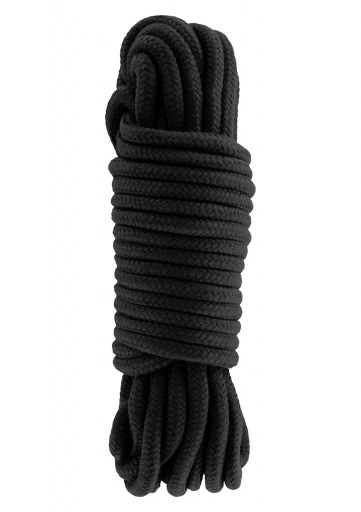 Hidden Desire Bondage Rope 10 Meter Black - Lina do krępowania Czarny ⚫ DARMOWA DOSTAWA od 299zł ⚫ DYSKRETNA PRZESYŁKA 24H Z POLSKI ⚫