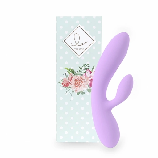 Wibrator ze stymulatorem - FeelzToys Lea Vibrator  Lila