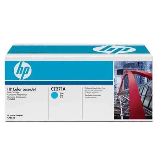 HP oryginalny toner CE271A, cyan, 15000s, 650A, HP LaserJet CP5525n, CP5525dn, CP5525xh