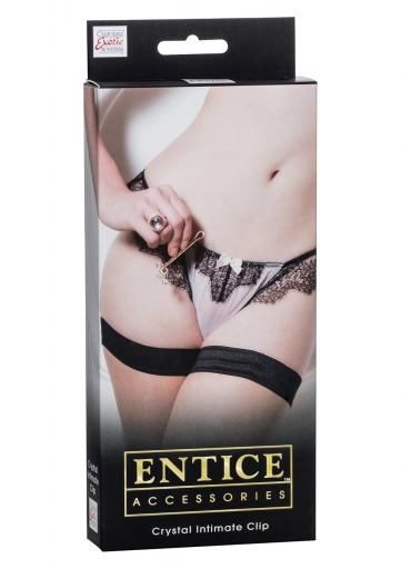 CalExotics Entice Crystal Intimate Clip - Zaciski na łechtaczkę ⚫ DARMOWA DOSTAWA od 299zł ⚫ DYSKRETNA PRZESYŁKA 24H Z POLSKI ⚫