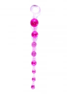 Jelly Anal 10 Beads Pink