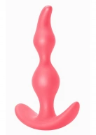 Lola Toys Anal Plug Bent Anal Plug Pink - Korek analny, różowy ⚫ DARMOWA DOSTAWA od 299zł ⚫ DYSKRETNA PRZESYŁKA 24H Z POLSKI ⚫