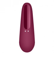 Satisfyer Curvy 1+ Rose Red  - Soniczny Wibrator łechtaczkowy sterowany aplikacją ⚫ DARMOWA DOSTAWA od 299zł ⚫ DYSKRETNA PRZESYŁKA 24H Z POLSKI ⚫