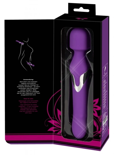 JAVIDA wand & pearl vibrator - Wibrator dwufunkcyjny ⚫ DARMOWA DOSTAWA od 299zł ⚫ DYSKRETNA PRZESYŁKA 24H Z POLSKI ⚫