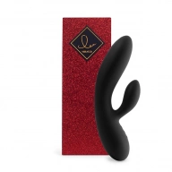 Wibrator króliczek - FeelzToys Lea Vibrator Medium  Glitter Czarny