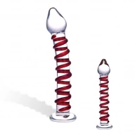 Dildo szklane - Glas Mr. Swirly Glass Dildo