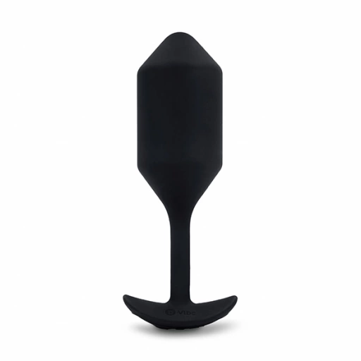 Korek wibrujący obciążony - B-Vibe Vibrating Snug Plug XL   Czarny