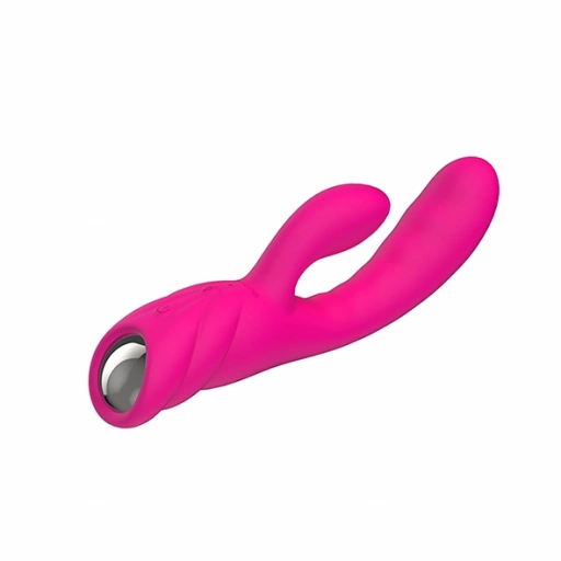 Wibrator króliczek z masażerem - Nalone Pure Rabbit Vibrator Różowy