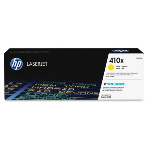 Oryginalny toner HP 410X XL żółty (CF412X)