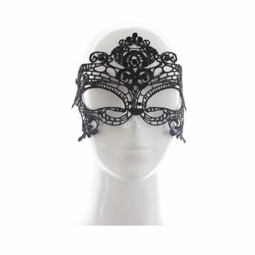 Toyz4lovers Royal Mask Black - Koronkowa maska na oczy ⚫ DARMOWA DOSTAWA od 299zł ⚫ DYSKRETNA PRZESYŁKA 24H Z POLSKI ⚫