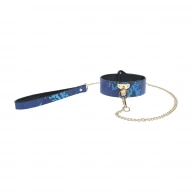 Florence Collection - Collar with Leash - Blue