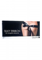 Ouch! Silky Ribbon Black - Jedwabna szarfa ⚫ DARMOWA DOSTAWA od 299zł ⚫ DYSKRETNA PRZESYŁKA 24H Z POLSKI ⚫