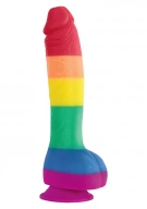 Silikonowe Dildo Colours Pride Edition 26cm | 100% ORYGINAŁ| DYSKRETNA PRZESYŁKA