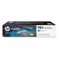 HP oryginalny ink L0R13A, No.981Y, cyan, extra duża pojemność, HP PageWide MFP E58650, 556, Flow 586