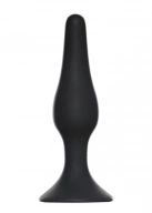 Lola Toys Slim Anal Plug Medium Black - korek analny ⚫ DARMOWA DOSTAWA od 299zł ⚫ DYSKRETNA PRZESYŁKA 24H Z POLSKI ⚫