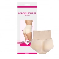 Majtki powiększające pośladki, wysoki stan - Bye Bra Padded Panties High Waist L  