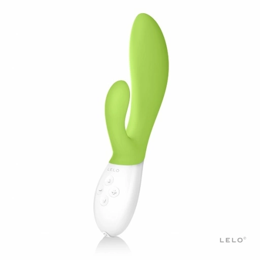 Wibrator ze stymulatorem - Lelo Ina 2 Vibrator zielony