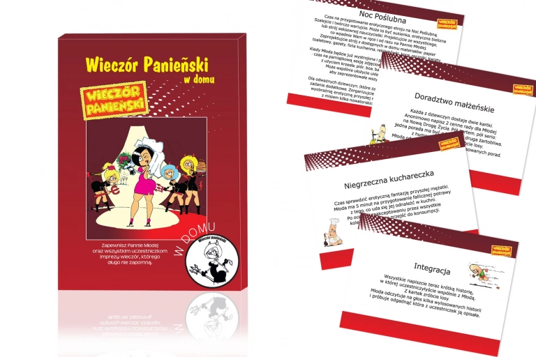 Wieczór Panieński W Domu - Gra erotyczna ⚫ DARMOWA DOSTAWA od 299zł ⚫ DYSKRETNA PRZESYŁKA 24H Z POLSKI ⚫